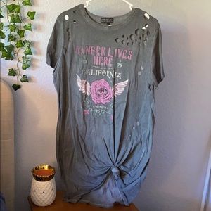 Short sleeve T-shirt dress